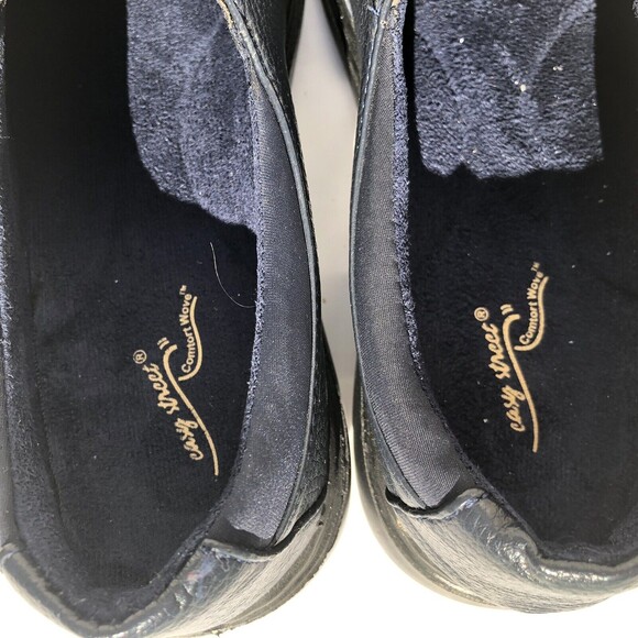 Easy Street Comfort Wove Women's Size 7.5 Navy Blue Clogs Excellent Condition - Picture 6 of 8